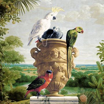 All Parrots and Pinapple by Marja van den Hurk