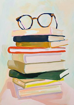 Boeken Lezen Studeren Leren Brillen Literatuur van Niklas Maximilian