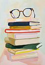 Bücher Lesen Studieren Lernen Brille Literatur von Niklas Maximilian Miniaturansicht
