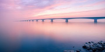 Sunrise Zeeland Bridge by Henrys-Photography