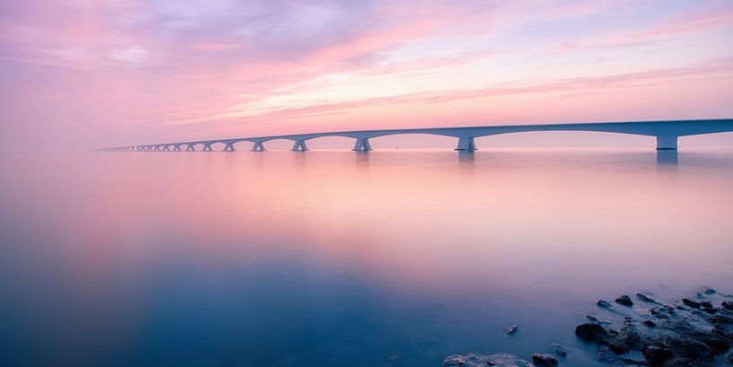 Sunrise Zeeland Bridge by Henrys-Photography