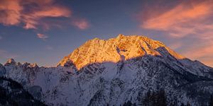 Watzmann Sonnenaufgang im Winter