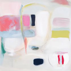 Abstract schilderij "pastel"