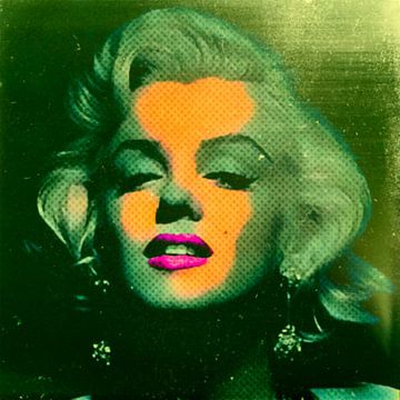Marilyn Monroe Algen Green 32 Colours Game von Felix von Altersheim