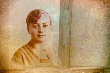 Portrait des années 1930 sur Marijke de Leeuw - Gabriëlse