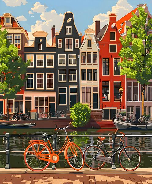 Buntes Amsterdam von But First Framing