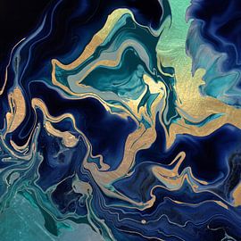 Dramaqueen Gold Indigo by Monika Strigel