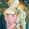 Domenico Veneziano, Madonna met Kind van 1000 Schilderijen