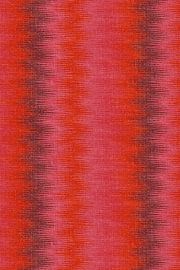 Nostalgie. 70er-Jahre-Retrotextilien in Rosa, Orange, Rot und Lila von Dina Dankers