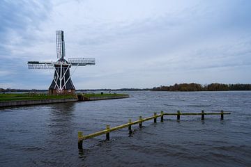Mühle de Helper in Nijveensterkolk - Groningen von Norbert Versteeg