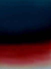 Dunkle abstrakte Landschaft, geheimnisvolle und stimmungsvolle moderne Kunst von Dina Dankers