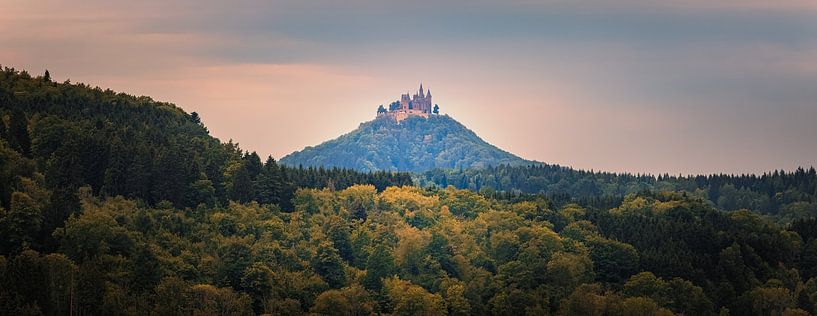 Panorama of Burg Hohenzollern by Henk Meijer Photography