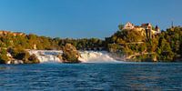 Chutes du Rhin de Schaffhouse au coucher du soleil