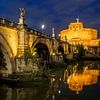 Engelenbrug en Castel Sant'Angelo te Rome van Anton de Zeeuw