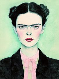 Mädchen mit den dunklen Augenbrauen von Franka Poulain