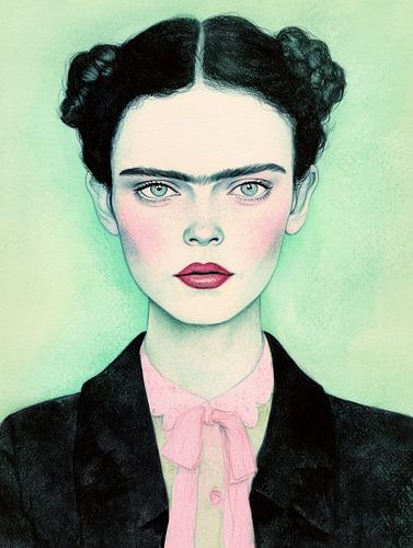 Meisje met de donkere wenkbrauwen