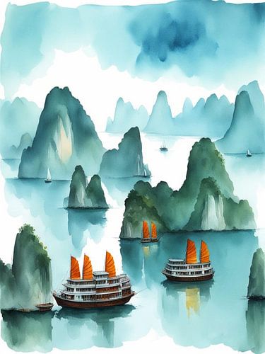 Ha Long Bay Vietnam.