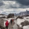 De Wandeling nabij Tre Cime Di Lava Zuid Tirol Zuid Tirol redo, Dolomiten Italië van Twan van den Hombergh
