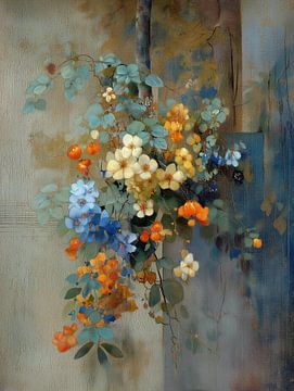 flower still life by Eye catching paintings