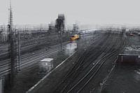 Train in yellow ICM, Hasselt