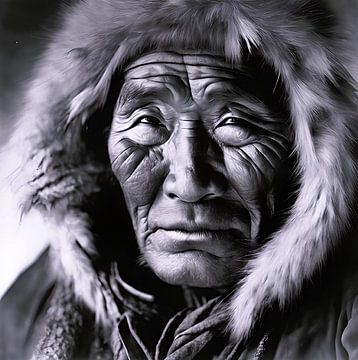 The old Eskimo by Gert-Jan Siesling