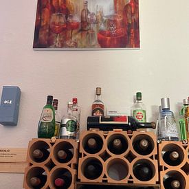 Customer photo: Later Burgundy by Annette Schmucker, on artframe