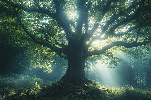 het magische spirituele bos