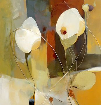 Fleurs abstraites JG02 sur Jacky