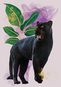 Black panther vintage style