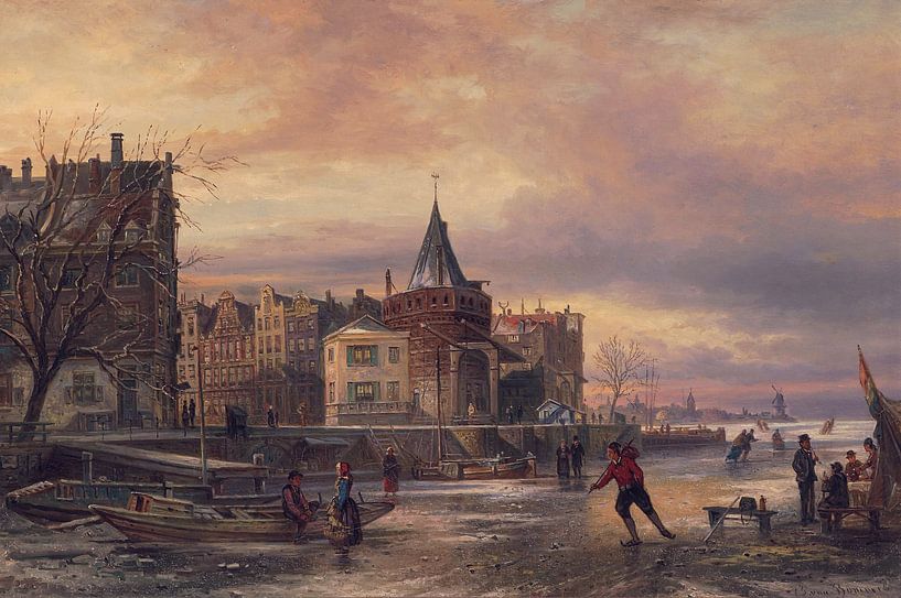 Elias Pieter van Bommel, Schreierstoren in de winter van Atelier Liesjes