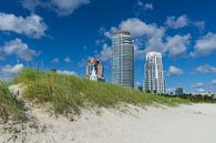 USA, Florida, Miami beach sand dunes with intense blue sky and s by adventure-photos thumbnail