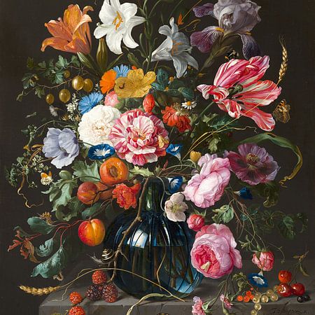 Stilleven met bloemen in een vaas, Jan Davidsz. de Heemvan Diverse Meesters