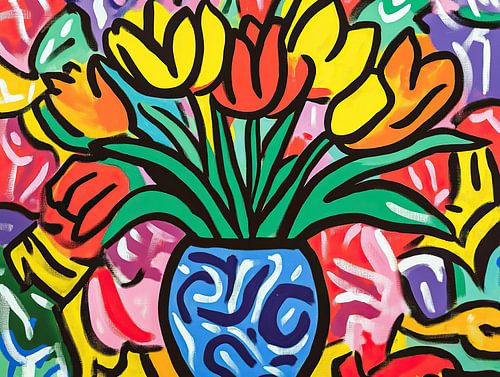 Fröhliche Tulpen