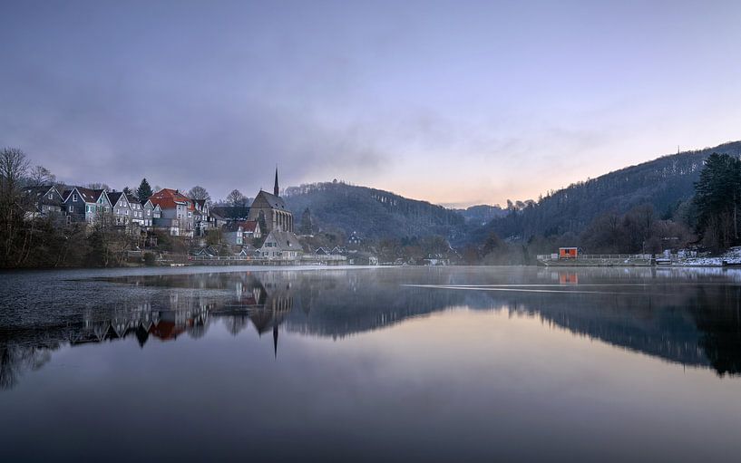 Beyenburg stuwmeer, Noordrijn-Westfalen, Duitsland van Alexander Ludwig