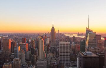 Skyline von New York City - Empire State Building (USA) von Marcel Kerdijk