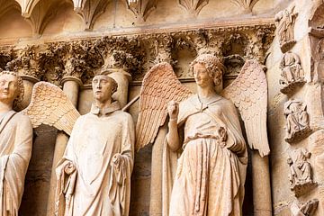 Engel in Reims von Rob Donders Beeldende kunst