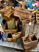 Wooden boxes