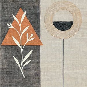 Zusammenfassung Japandi: Botanische Formen mit Terrakotta-Akzenten in Leinenoptik