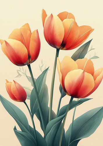 Tulipes sur aro mnzt