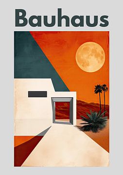 Bauhaus Poster Bauhaus Kunstdruk van Niklas Maximilian