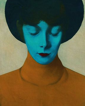 De vrouw in het blauw van Jan Keteleer