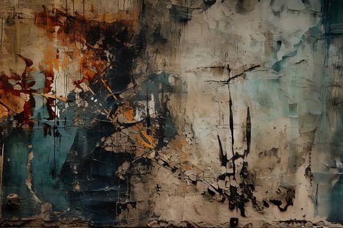 Abstrakte Malerei "Wabi-sabi"