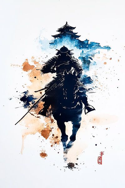 Japanischer Samurai von Charles Bijl