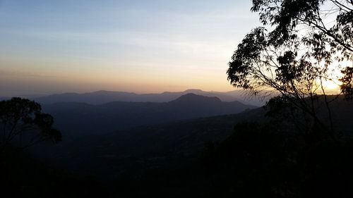 zonsondergang Ethiopie