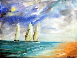 Voiliers sur Gertrud Premke