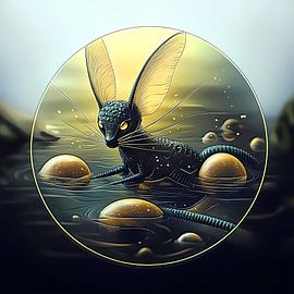 The Enchanted Aquabeast by Vythryd Arts