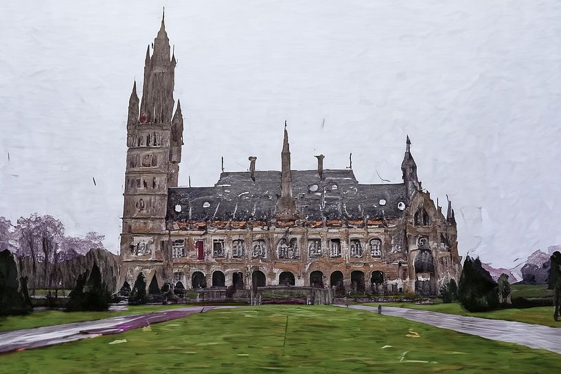 Friedenspalast Den Haag malerei von Anton de Zeeuw