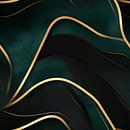 Art Deco Abstract Gatsby: Velvet Gold by Surreal Media thumbnail