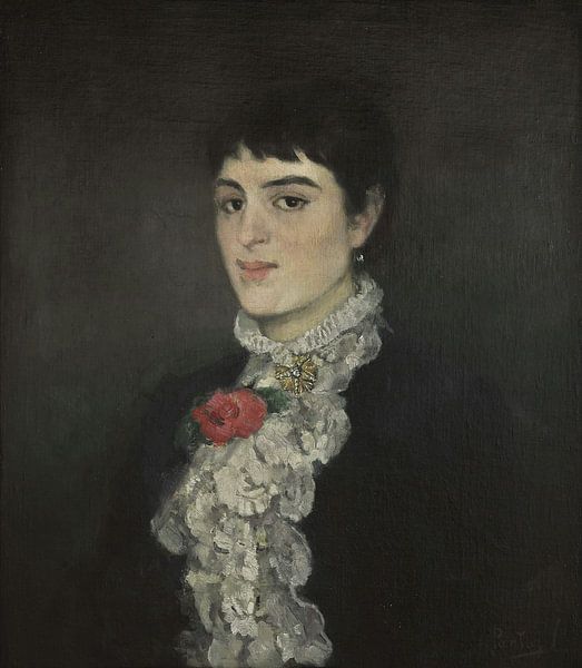 Portret van mevrouw Varvogli, Périclès Pantazis van Meesterlijcke Meesters