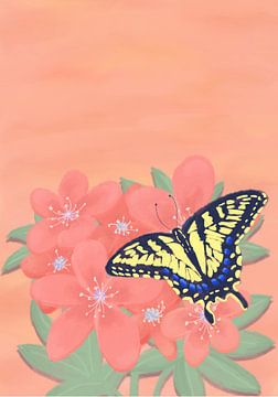 Tiger Swalowtail Butterfly by Aliya Putrus